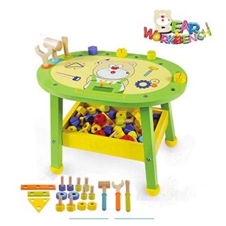   Dětská stolní hrací sada pro kutily s 57 doplňky – vývojová hra na bázi nářadí