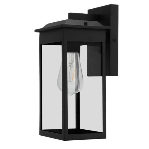 Venkovní nástěnná lampa Remixori se skleněným stínidlem – moderní zahradní osvětlení odolné vůči povětrnostním vlivům