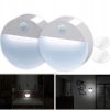 2 ks bezdrátových LED nočních světel s pohybovým senzorem – 3000K/6000K, magnetické, USB