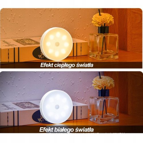 Ansal noční světlo s pohybovým senzorem – USB, teplé/studené světlo