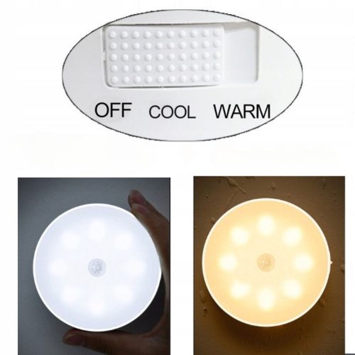 Ansal noční světlo s pohybovým senzorem – USB, teplé/studené světlo
