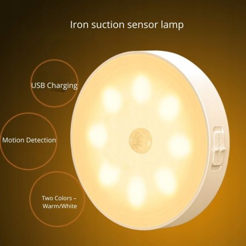 Ansal noční světlo s pohybovým senzorem – USB, teplé/studené světlo