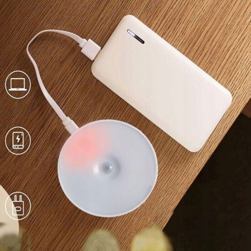 2 ks 16 LED noční světlo s pohybovým senzorem – USB, žluté světlo