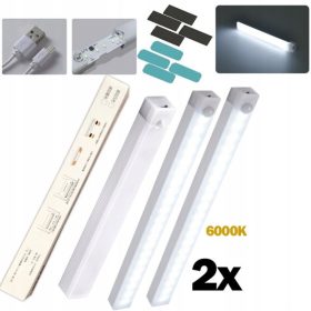   Ansal LED lampa s pohybovým senzorem – USB, magnetická, noční světlo (2 ks)