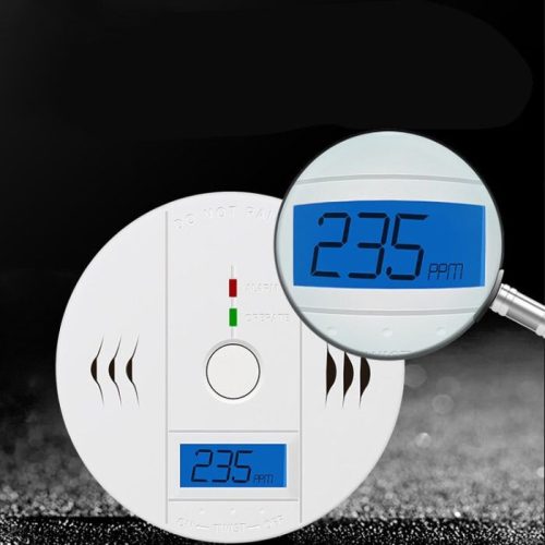 Detektor oxidu uhelnatého s LCD displejem, detektor CO - 1 ks