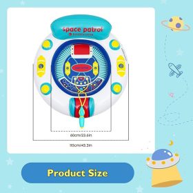   Plavecký kruh UFO s vodní pistolí pro děti 2-10 let 60 cm