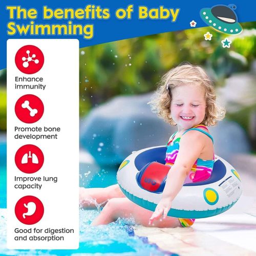 Plavecký kruh HOMCENT UFO pro děti – od 18 měsíců