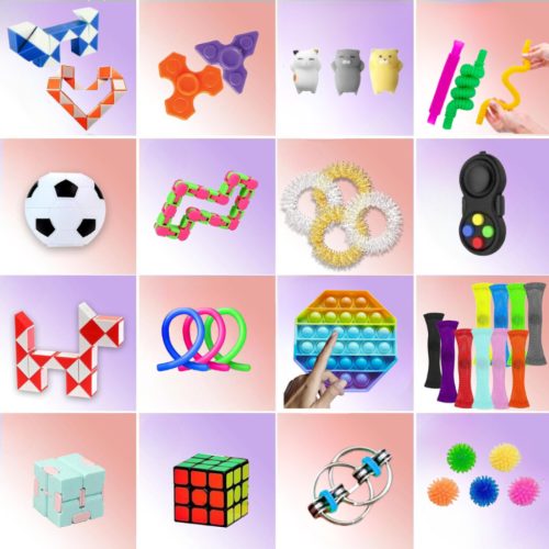Fidget Surprise hračka sada – sada na odbourání stresu a zábavu