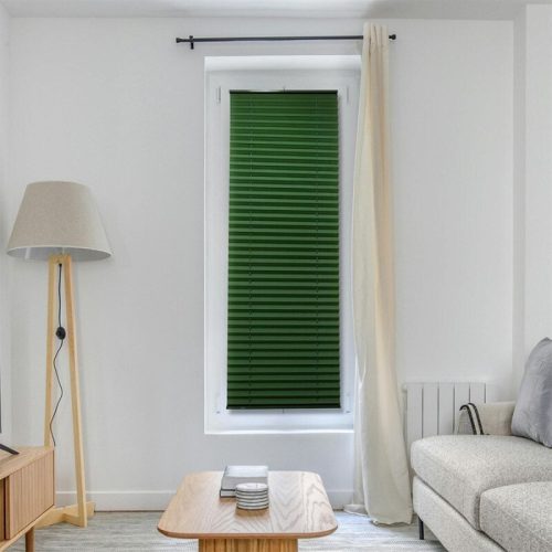Plissé Německá harmoniková roleta, 50 x 160 cm - tmavě zelená