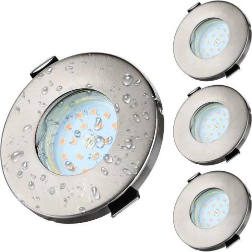 Zapuštěné stropní LED bodové světlo Kambo se 4 ks 6W GU10 žárovek