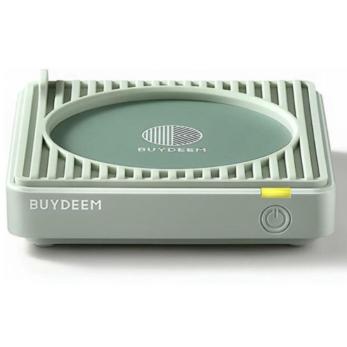 Ohřívač hrnků Buydeem Cozy Greenish se 2 teplotami – silikonový, automatické vypnutí – zelený