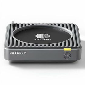   Elektrický ohřívač hrnků Buydeem Gray – 2 teploty, silikonová základna, automatické vypnutí