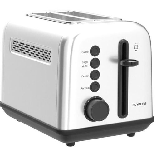 Topinkovač Buydeem DT620E na 2 plátky – stříbrný