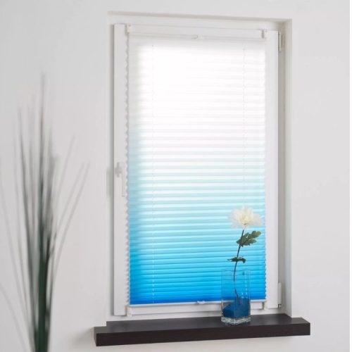 Designová zatemňovací roleta Blux 120 x 130 cm, modro-bílá
