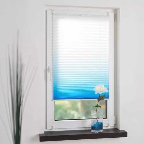 Designová zatemňovací roleta Blux 120 x 130 cm, modro-bílá