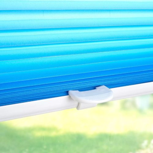 Designová zatemňovací roleta Blux 120 x 130 cm, modro-bílá