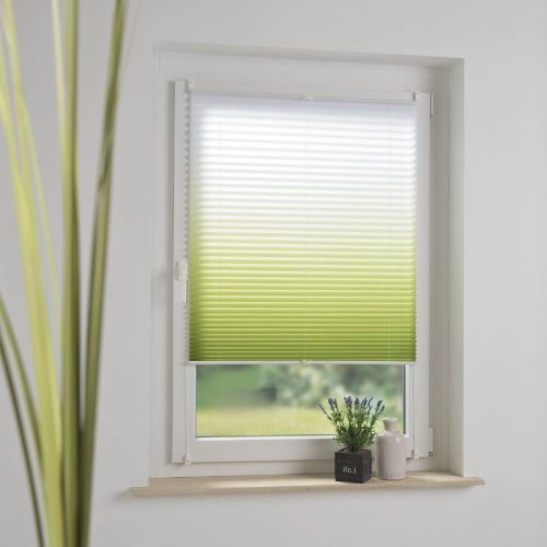 Zatemňovací roleta Blux Designer 120 x 130 cm, zeleno-bílá