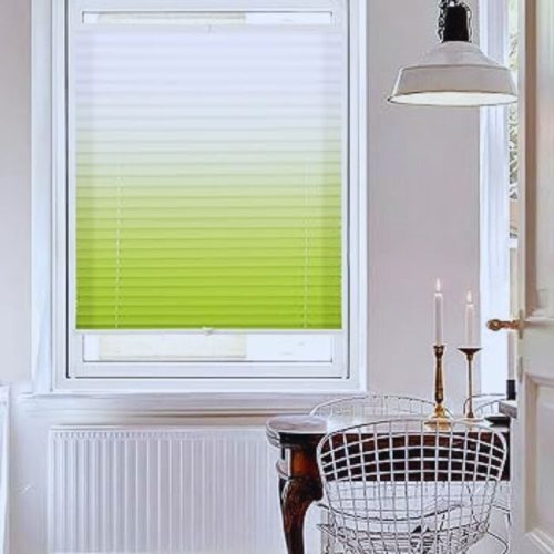 Zatemňovací roleta Blux Designer 120 x 130 cm, zeleno-bílá