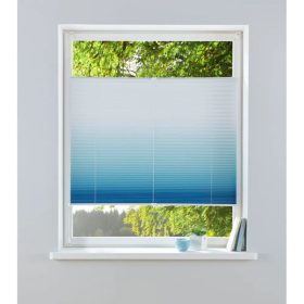 My Home „Ombré“ Plisé 110 x 130 cm, modro-bílá