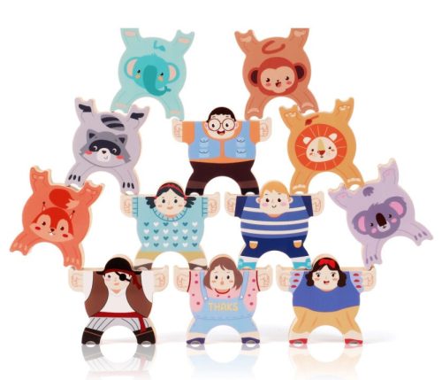 Tumama balanční plastová věž, stohovací kostky