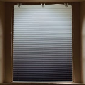 Stínící roleta Woox Plisse, 110 x 150 cm, šedo-bílá