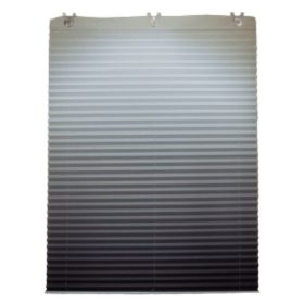 Stínící roleta Woox Plisse, 110 x 150 cm, šedo-bílá