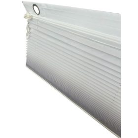 Stínící roleta Woox Plisse, 120 x 150 cm, šedo - bílá