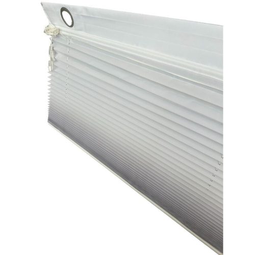 Stínící roleta Woox Plisse, 120 x 150 cm, šedo - bílá