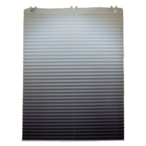 Stínící roleta Woox Plisse, 120 x 150 cm, šedo - bílá