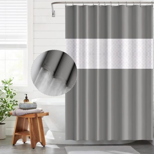 Koupelnový sprchový závěs vodotěsný 180x200 cm (šedý)