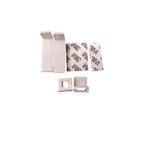 Mini roleta Blux Leaf Pattern 40 x 140 cm - bílá