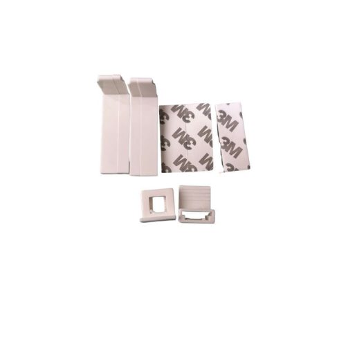 Mini roleta Blux Leaf Pattern 40 x 140 cm - bílá