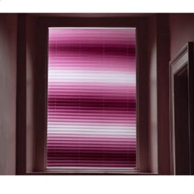   Designová zatemňovací roleta Blux 110x135 cm, přechod růžovo-bílý