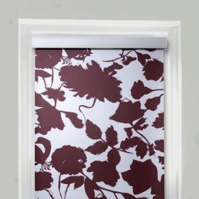   Designová zatemňovací roleta Blux 100x 165 cm - vínový vzor