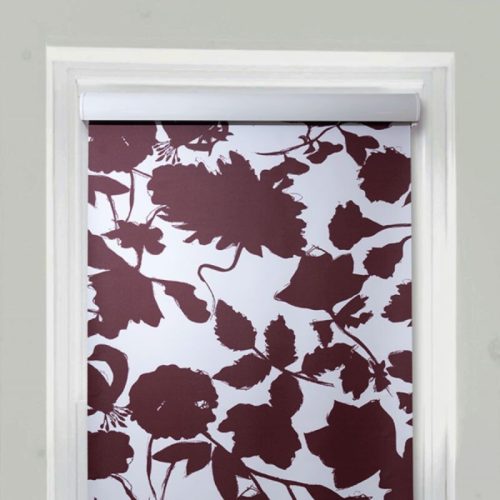 Designová zatemňovací roleta Blux 100x 165 cm - vínový vzor