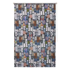   Zatemňovací roleta B.Banani Klemmfix – 57 x 150 cm, barevný vzor s písmeny