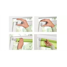   B.Banani Klemmfix Thermo Blackout roleta – 87 x 150 cm, barevný vzor písmen