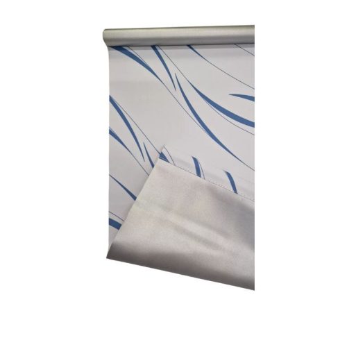 Roleta Blux Klemmfix 60-150 cm, bílo-modrá