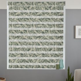 Blux rolety den a noc 115, 5× 130 cm - tropická zelená