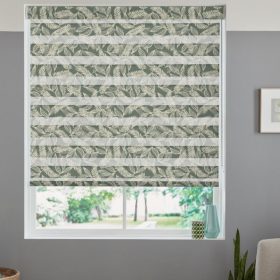 Blux rolety den a noc 115, 5× 130 cm - tropická zelená