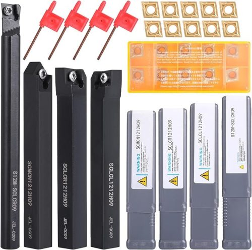 Sada soustružnických nožů VerRich – 4dílná, sada ocelových soustružnických nožů