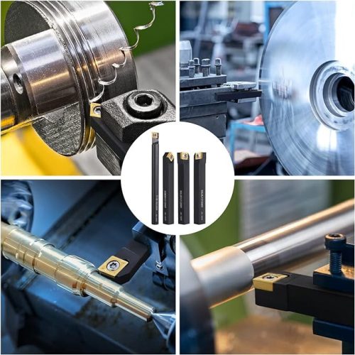 Sada soustružnických nožů VerRich – 4dílná, sada ocelových soustružnických nožů