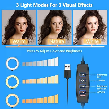Pozliv 22 cm kruhové světlo bez stojanu