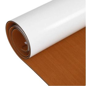   Samolepicí dlaždice z EVA materiálu pro lodě 2400x900x6 mm – světle hnědý vzor teakového dřeva, protiskluzová, voděodolná