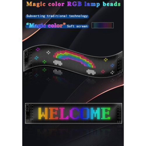 Programovatelná flexibilní deska HomeLEDPro s Bluetooth, RGB LED displej - reklamní deska