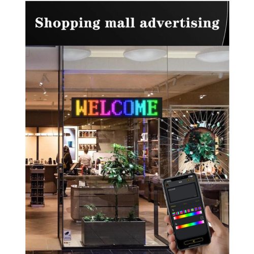 Programovatelná flexibilní deska HomeLEDPro s Bluetooth, RGB LED displej - reklamní deska