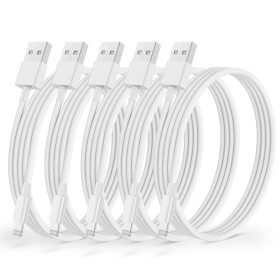   Sada nabíječek pro iPhone (5 ks) – kabel a adaptér Lightning, bílá