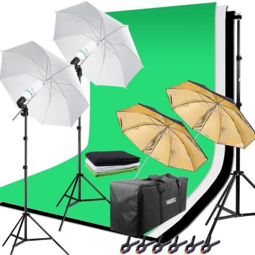 Profesionální fotostudio Hakutatz s osvětlením a systémem pozadí