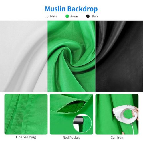 Profesionální fotostudio Hakutatz s osvětlením a systémem pozadí