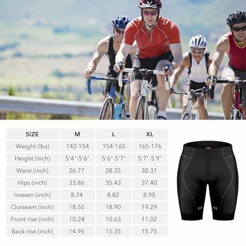 Pánské cyklistické kalhoty JIKKO s 4D polstrovanými zády, velikost L